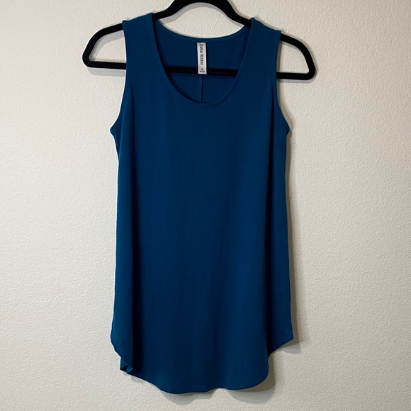 Zenana Premium Tops - Dark Turquoise Teal Sleeveless Tank Top Tunic Small